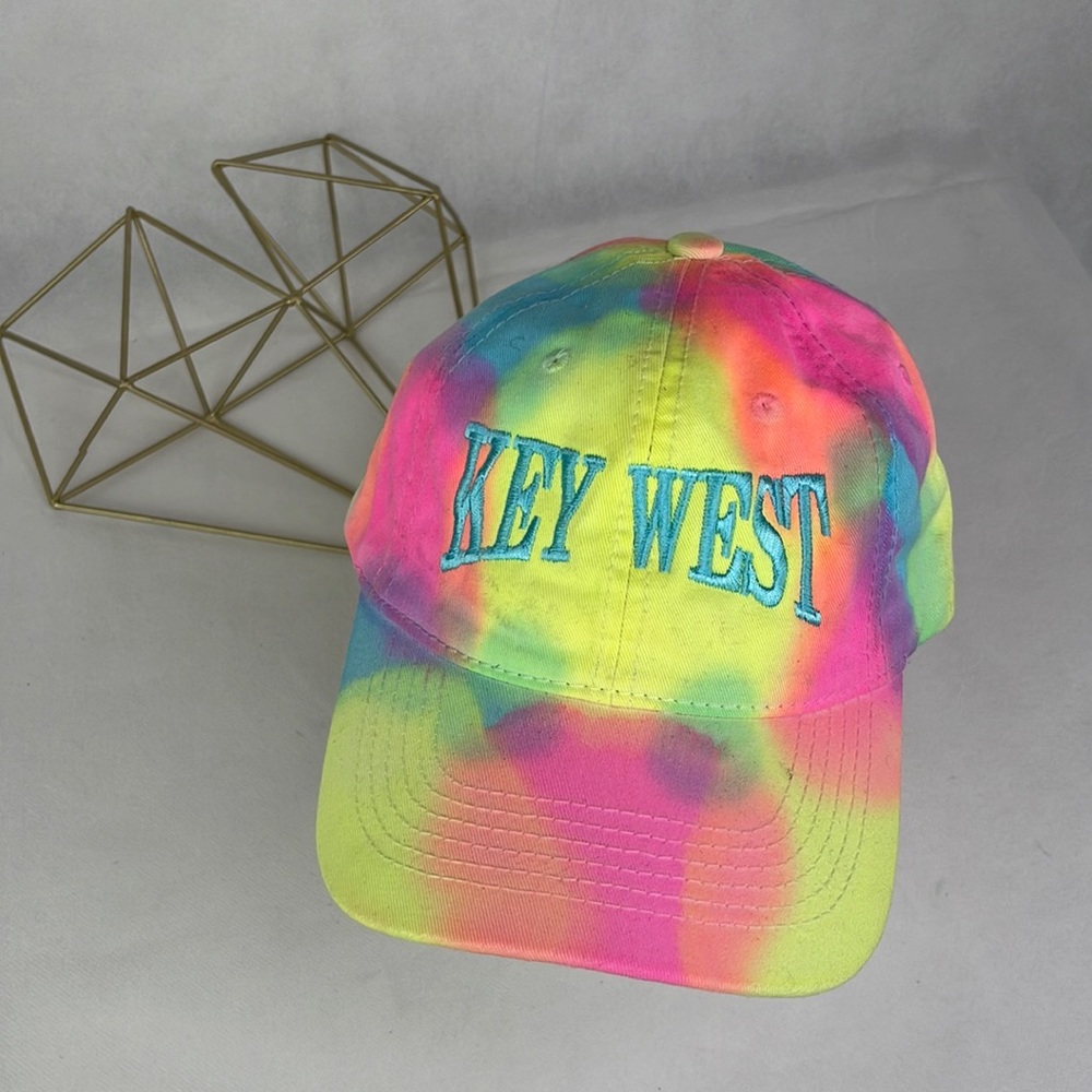 Neon Colors Key West Embroidered Front Adjustable Back Hat